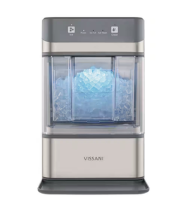 lot 14 image: Vissani Countertop Ice Maker Machine with Clear Chamber - Retail $350