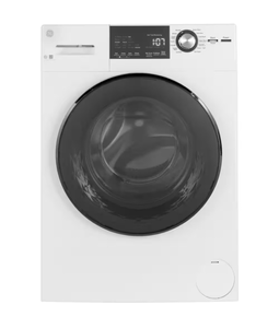 lot 25 image: GE Front Load Washer Machine White - Retail $1,200