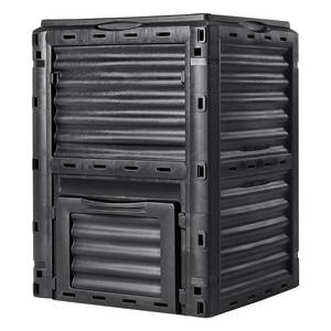 lot 21204 image: VEVOR Garden Compost Bin 80 Gallon, BPA Free Composter, Large Capacity Outdoor Composting Bin with Top Lid and Bottom Door, Easy Assembling, Lightweight, Fast Creation of Fertile Soil - Retail $60