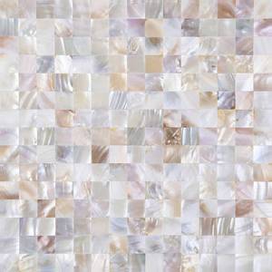 lot 21234 image: KASARO Peel and Stick Backsplash, Mother of Pearl Mosaic Shell Tiles, Self-Adhesive Wall Tile for Kitchen, Bathroom, Bedroom Decor, Waterproof & DIY-Friendly, 10 Sheets (Natural, 10 sq ft)