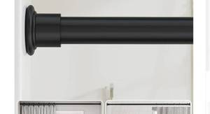 lot 21366 image: Allzone heavy-duty tension shower curtain rod 42-84in - Retail $0