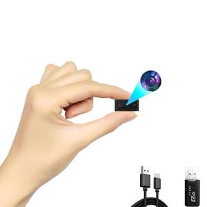 lot 21384 image: Hidden Camera Mini Spy Camera 1080P Small Security Camera, Tiny Portable Camera, Covert Nanny Cam, Indoor Home Office Security Cameras, Night Vision, Motion Detection, Gravity Sensor, Loop Record - Retail $30