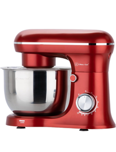 lot 22061 image: AUCMA Retro Electric Stand Mixer, 4.75 Quart  4.5L, 8 Speeds with Whisk, Dough Hook, Flat Beater Attachments, Splash Guard