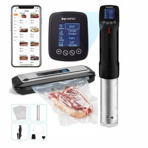 lot 22064 image: INKBIRD WIFI Sous Vide Cooker ISV-100W and Vacuum Sealer Machine  1000W Sous-Vide Cooker Immersion Circulator with 14 Preset Recipes on APP and Thermal Immersion, Fast-Heating with Timer