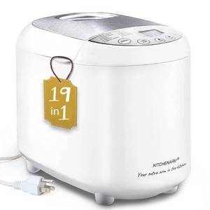 lot 22067 image: KITCHENARM 19-in-1 HANDY Bread Machine with Homemade Cycle and Gluten Free Setting - Beginner Friendly 2LB 1.5LB 1LB White Bread Maker Machine with Recipes and Delay Timer