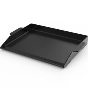 lot 23065 image: Onlyfire Universal Cast Iron Cooking Griddle, Pre-Seasoned Nonstick Coating Griddle Flat Top Grill Plate with Extra High Sidewalls for All Gas Grills and 4 Burner Range Oven, 23 x 16