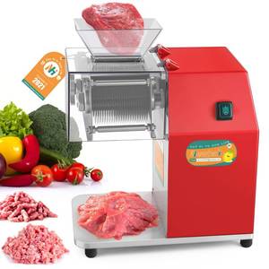 lot 23116 image: Newhai 850W Meat Cutter Machine, Commercial Meat Cutting Machine 3.5mm Heavy Duty, Stainless Steel Meat Slicer Shredder Restaurant, for Boneless Meat Soft Vegetables