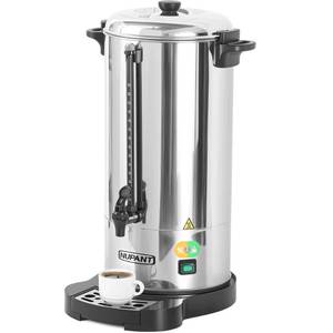 lot 23120 image: Commercial Coffee Urn 100 Cup15L Coffee Dispenser with Upgraded Percolator, 304 Stainless Steel Hot Water Urn Beverage Dispenser with Keep Warm Mode, Large Coffee Maker for Catering Party
