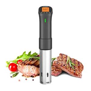 lot 21087 image: INKBIRD 2.4G Wifi Sous Vide Cooker ISV-200W, 1000W Sous Vide Machine, Remote Control Immersion Circulator with APP Recipes Timer Alarm Mobile Notification 3D Water Heating Ultra-Quiet