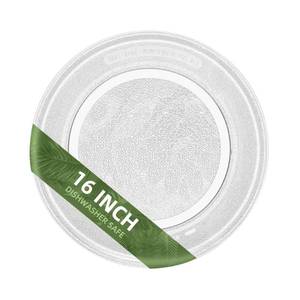 lot 21094 image: 16 Microwave Glass Plate for GE Built-In Combination Microwave WB49X10166, Compatible with WB27X43590 Convection Wall Oven 16 inch Replacement Microwave Glass Plate - Dishwasher Safe