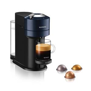 lot 60067 image: Nespresso Vertuo Next Coffee and Espresso Machine by Breville, Dark Navy Powers On