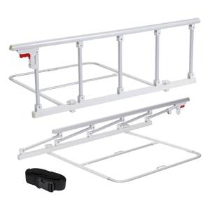 lot 60125 image: Real Relax Bed Rails for Elderly Adults Safety, Folding Bed Railings for Seniors Fit Full Twin King Queen Size, for Elderly Adults Rail Assist for Seniors Safety Bed, 48.6x16.3