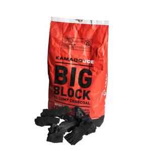 lot 60126 image: Kamado Joe Big Block XL Premium 100% All-Natural Hardwood Lump Charcoal Reusable Up to Three Times and 18-Hour Burn Times, 1-Pack, 20LBS Model KJ-CHAR