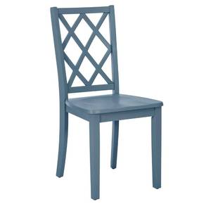 lot 61074 image: Powell Conolly Blue Graphite Dining Side Chair