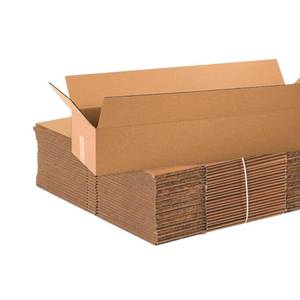 lot 61078 image: BOX USA Shipping Boxes 34L x 10W x 6H 10-Pack Long Corrugated Boxes for Moving, Shipping, Mailing, Packing, Packaging and Storage
