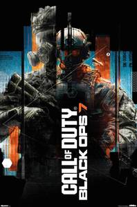 lot 61083 image: Call of Duty Black Ops 7 (2025) - Split Reality Black Wall Poster, 34L x 22.4W, Unframed Version