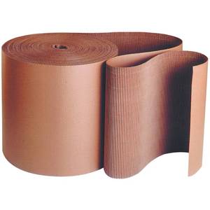 lot 61118 image: BOX USA Shipping Corrugated Roll 24L x 250W 1-Pack, Single face Corrugated Cardboard Paper Roll for Packing, Moving and Storage