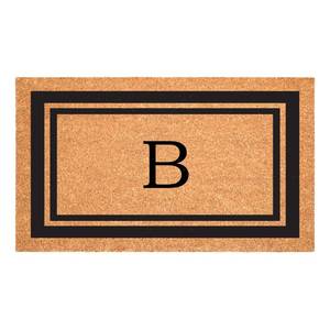 lot 61121 image: Calloway Mills 152962436B Black Border 24 x 36 Monogram Doormat, (Letter B)