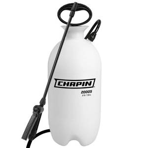 lot 63202 image: Chapin 20005 Pump Sprayer, 2Gallon, Lawn & Garden, Translucent Poly Tank, Funnel atop, Sure Spray Anticlog Filter, Adjustable Cone Nozzle & 34 Hose for Fertilizer, Weed & Pest Application