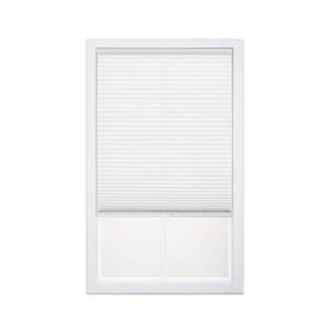 lot 62080 image: DEZ FURNISHINGS Cordless 1 Light Filtering Cellular Shade, 32W x 72H, White