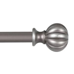 lot 62081 image: Kenney Rachel Window Curtain Rod, 48 to 86, Italian Pewter Size 48 inches to 86 inches Color Italian Pewter Finish, Model 71632, Outdoor & Hardware Store