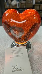 lot 16033 image: Illuminated Glitter Heart by Valerie