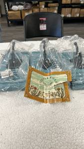 lot 16048 image: Sister Road by JG Set of 3 Vintage Inspired Wood & Metal Wall Hook