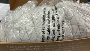 lot 11011 image: Coop Original Adjustable Pillow w Crosscut Memory Foam-QN