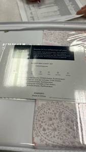 lot 11016 image: Home Reflections 2pk Double Brushed Sheet Sets w Extra Cases