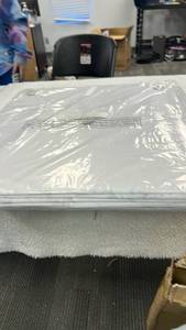 lot 10040 image: Periea Set of 2 Large Slim Storage Boxes with Gliders
