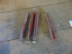 lot 4301 image: 4 MCM FurnitureStoolStand Legs
