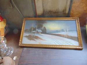 lot 4329 image: Oil On Canvas - Framed - Signed
