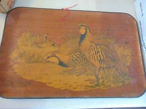 lot 4363 image: Wooden Decor - signed - 1969