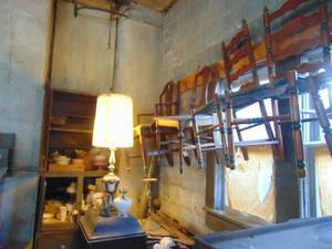 lot 4381 image: 3 remaining chairs in the back room