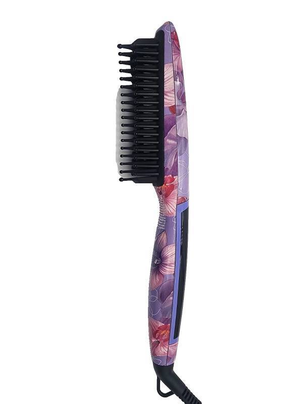 lot 15 image: Calista TrianglPRO Triangl Pro Heated Hair Detailer Brush Purple Orchid