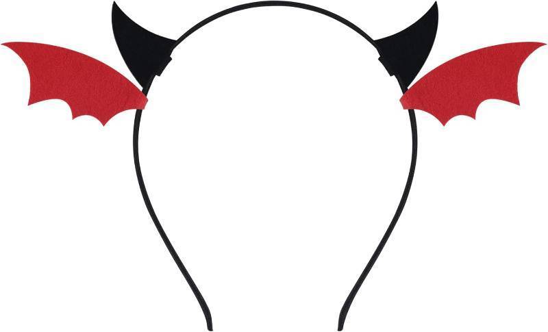 lot 64039 image: Leuceiy Devil Horns Headband,Little Bull Horn Devil Headband Halloween Adult Dress up Surprise Theme Party