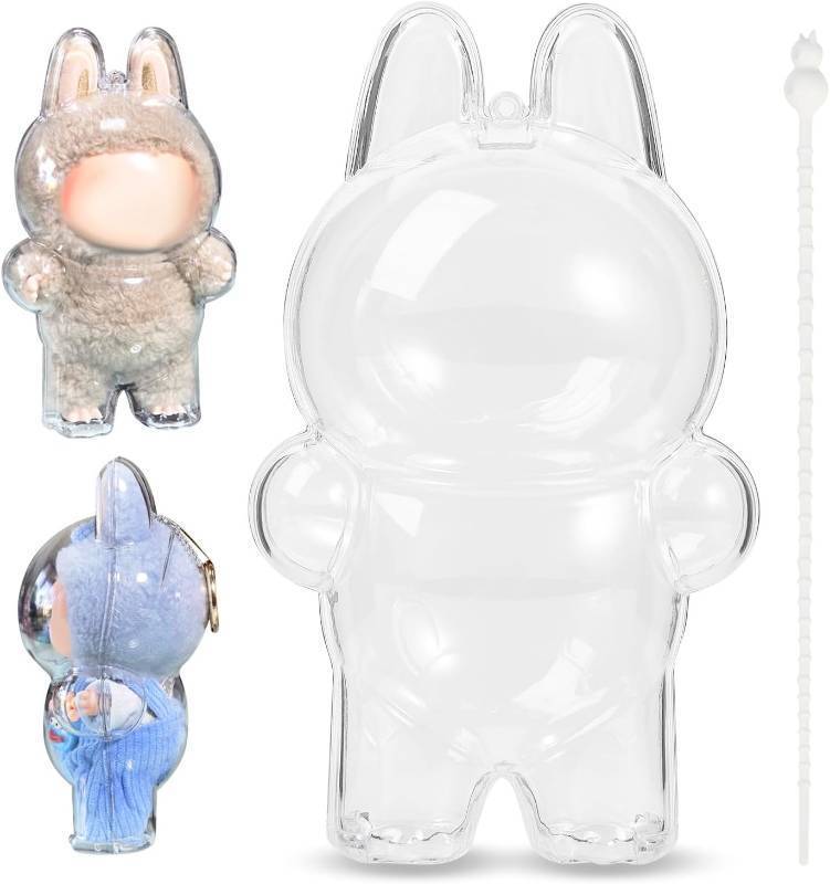 lot 65338 image: Protective Case for LABUBU Plastic Case with Silicone Strap