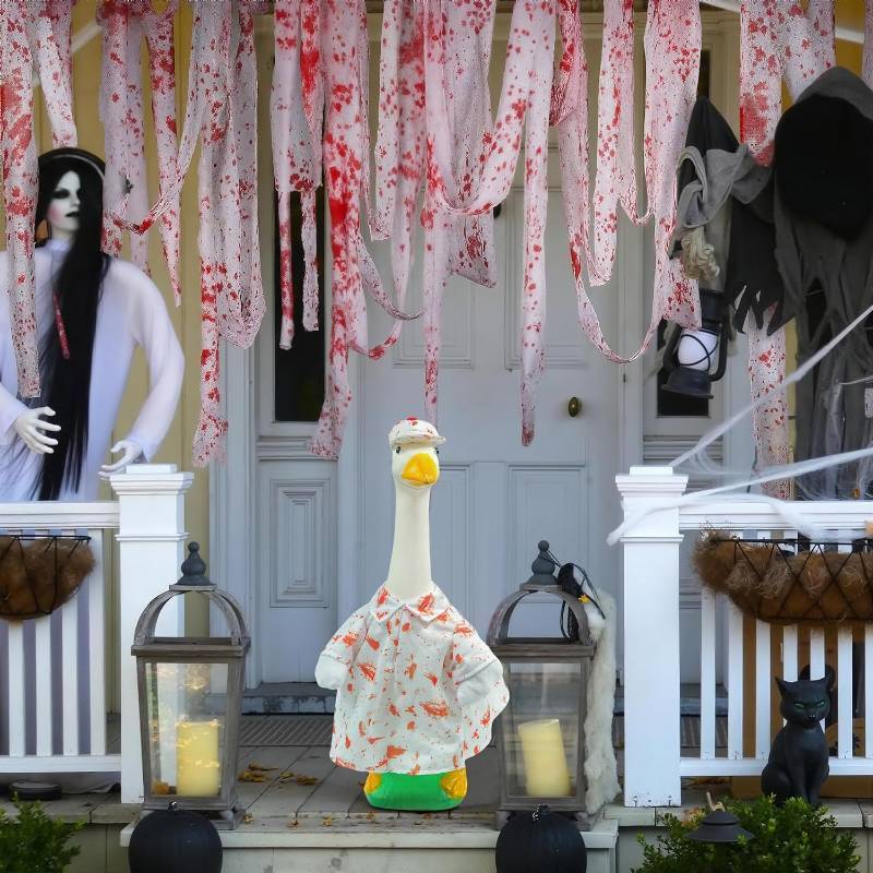 lot 65419 image: Halloween Goose Outfits Set,Cute And Fun Goose Costume for 23 Porch Goose SEE PHOTOS FOR PATTERN