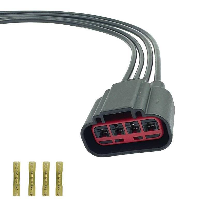 lot 65442 image: HVAC Blower Motor Resistor Connector Wire Harness Pigtail S1763 12 AWG Compatible with Ford Explorer 2010-2017 F-150 2010-2014 Lincoln Navigator 2011-2017 BL3Z19E624A WPT688