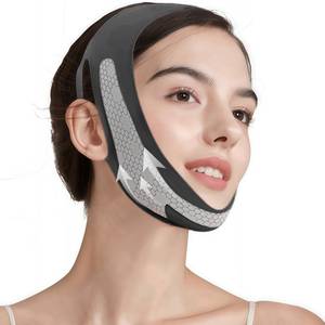 lot 64247 image: Graphene V-Line Mask, Chin Strap for Sleeping,Chin Strap for Women,Jaw Exerciser,Black,M