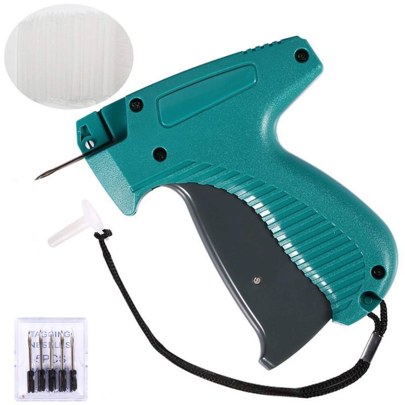 lot 45611 image: BS ONE Price Tagging Gun for Clothing, Standard Retail Price Tag Attacher Gun for Clothes with 5 Needles & 1000pcs 2 Barbs Fasteners for Store - Retail $23