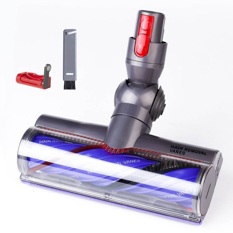 lot 36237 image: Quick-Release Replacement Vacuum Head Compatible with Dyson V7,V8, V10,V11,V15 Cordless Vacuum Cleaners, Upgrade Anti-Tangle Replacement Head for Carpets Rugs - Retail $46