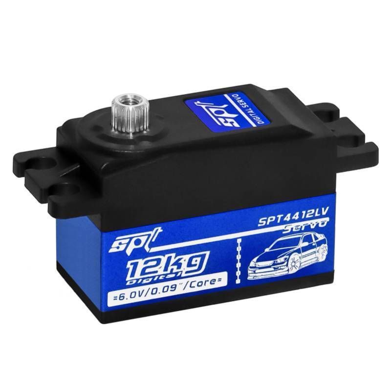 lot 36259 image: 12kg Low Profile Servo RC Digital Servo High Torque Full Metal Gear & Steering Servo Arm for 110 RC Car Tamiya Kyosho On-Road Touring Drift Car - Retail $20