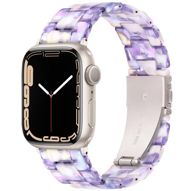 lot 36333 image: Light House Compatible with Apple Watch Band 38mm 40mm 41mm 42mm 44mm 45mm 46mm 49mm for Women Men, Lightweight Resin Replacement Strap Bracelet for iWatch Bands Series 10 SE 9 8 7 Ultra 6 5 4 3 2 1 - Retail $19