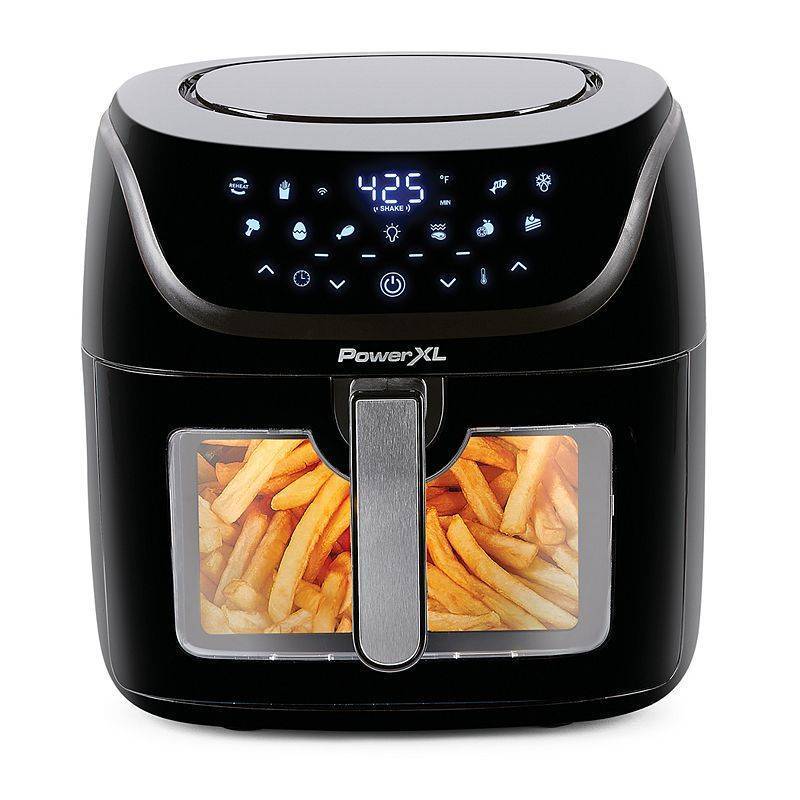 lot 36428 image: PowerXL Vortex Pro Air Fryer 8qt - 10 Presets  Removable Basket - 1 Basket  Multicolor - Retail $220