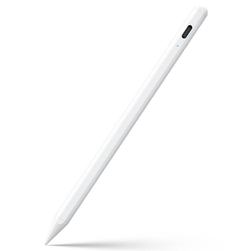 lot 58182 image: Stylus Pen for iPad 6th-11th Generation-2X Fast Charge Active Pencil Compatible with 2018-2026 Apple iPad Pro 1112.9M4, iPad Air 345M2M3M4,iPad mini 567 Gen-White - Retail $16