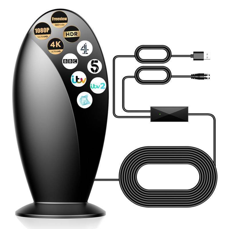 lot 40983 image: Digital TV Antenna Indoor,1200 Miles - Retail $50