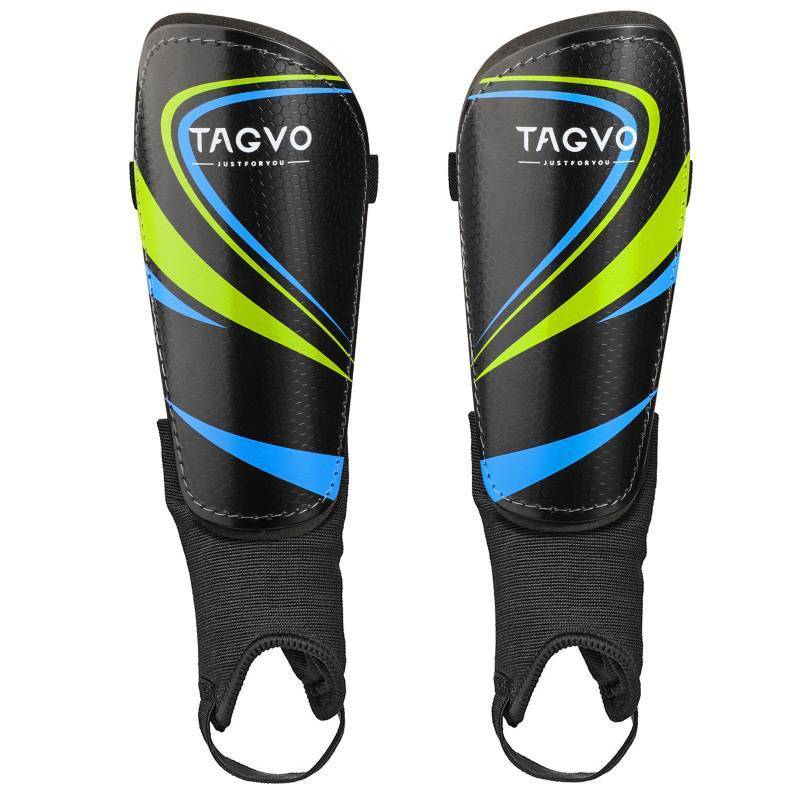 lot 45761 image: TAGVO Soccer Shin Guards for Kids Youth - Protective Soccer Equipment for Boys Girls - Adults Men Women Soccer Shin Guards - Soccer Shin Pads for Kids 3-16 Years Old Girls Boys, High Impact Resistant - Retail $14
