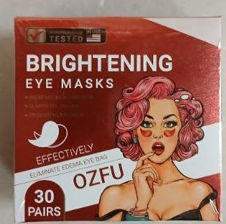 lot 36573 image: OZFU Brightening Eye Masks - 30 Pairs