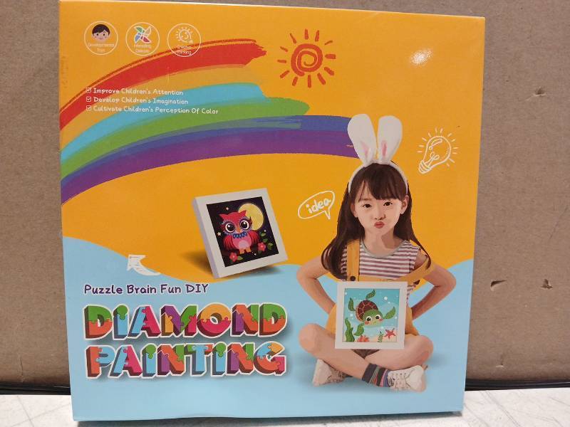 lot 38747 image: DIY Diamond Painting Kit - Cute Bunny Design